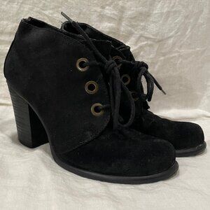 MIA Black Leather Cadet C17681 Boots, Size 9